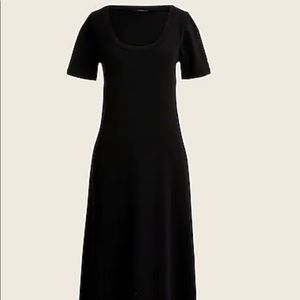 J.Crew black maxi dress
